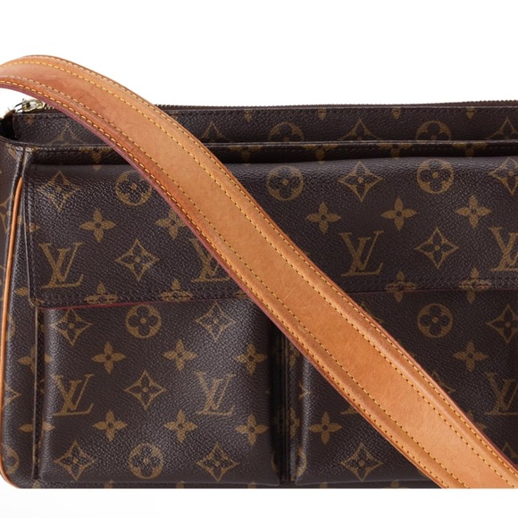 Louis Vuitton Monogram Viva Cite GM M51163 Shoulder Bag Brown Canvas - Picture 9 of 13